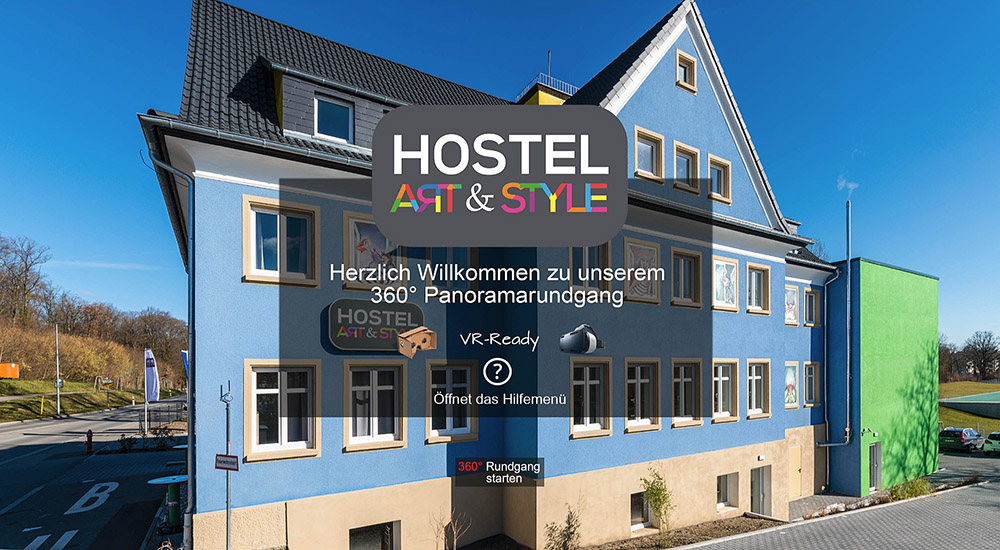 Virtual tour Art & Style Hostel Singen